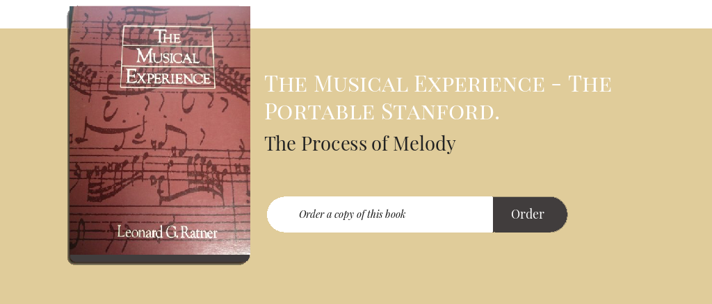 The Process of Melody